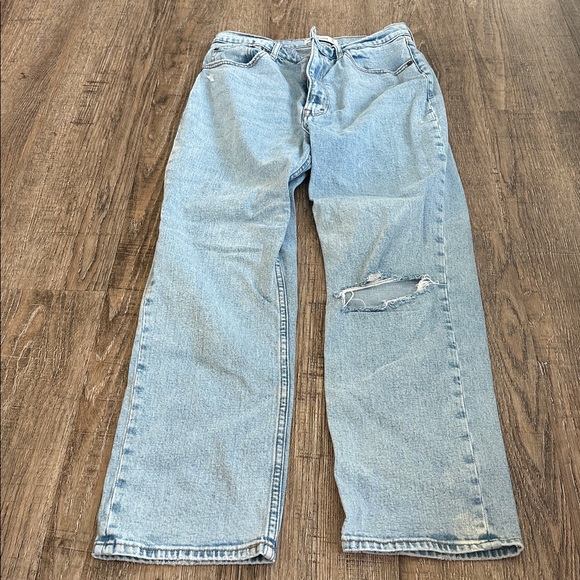 Abercrombie & Fitch Denim - Abercrombie & Fitch Light Blue Ankle Straight Jeans
